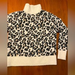 ANN TAYLOR LOFT - SP - COMFY CHEETA SWEATER